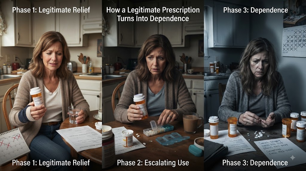 How a Legitimate Prescription Turns Into Dependence