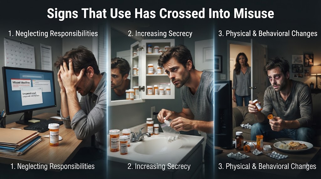Signs That Use Has Crossed Into Misuse